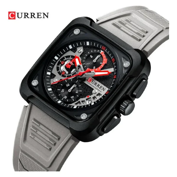Чоловічий годинник Curren 8461 Gray фото 3