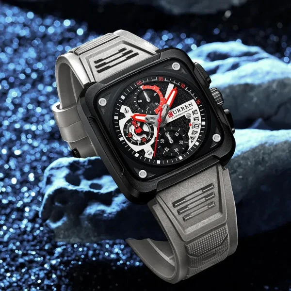 Чоловічий годинник Curren 8461 Gray фото 4