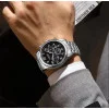 Чоловічий годинник Curren 8466 Silver-Black фото 4