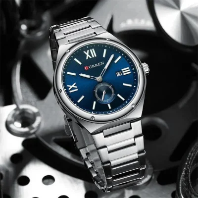 Curren 8471 Silver-Blue