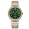 Чоловічий годинник Curren 8471 Silver-Gold-Green фото 2