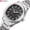 Чоловічий годинник Curren 8474 Silver-Black фото 4