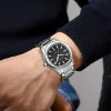 Чоловічий годинник Curren 8474 Silver-Black фото 5