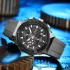 Чоловічий годинник Curren 8462 Silver-Black фото 4