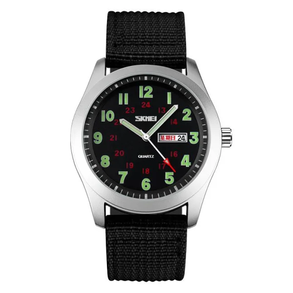Мужские часы Skmei 9112BK Silver-Black фото 1