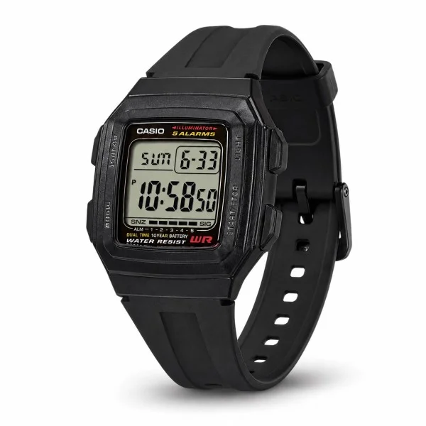 Чоловічий годинник Casio F-201WA-1A фото 1