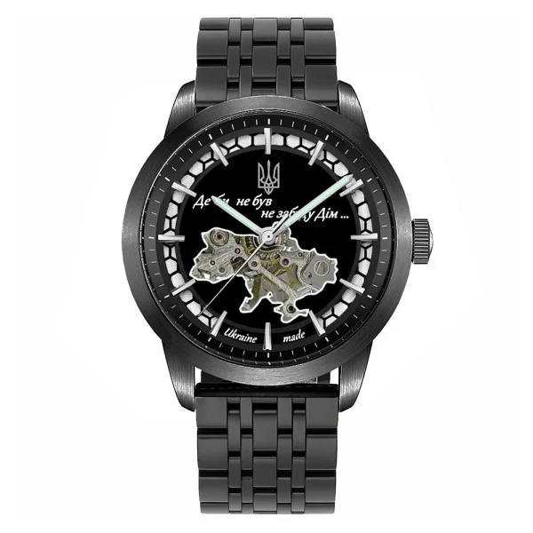 Чоловічий годинник Awarder 043 Де би не був All Black Steel Automatic фото 1