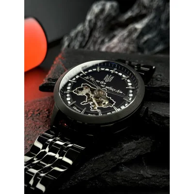 Мужские часы Awarder 043 Де би не був All Black Steel Automatic