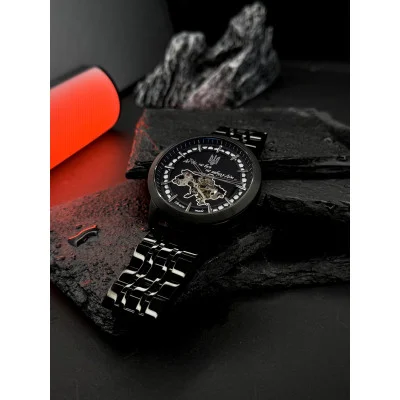 Мужские часы Awarder 043 Де би не був All Black Steel Automatic
