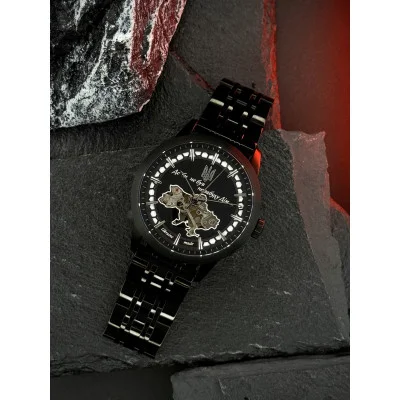 Мужские часы Awarder 043 Де би не був All Black Steel Automatic