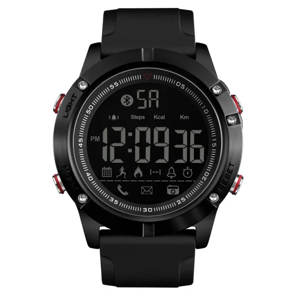 Чоловічий годинник Skmei 1425BK Black Bluetooth фото 1
