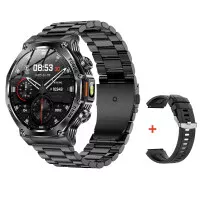 Розумний годинник Modfit Titan-X Black Steel + ремінець в подарунок