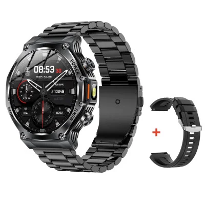 Розумний годинник Modfit Titan-X Black Steel + ремінець в подарунок