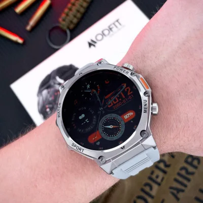 Умные смарт часы Modfit Titan-X Silver Silica