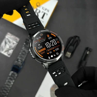 Умные смарт часы Modfit Pathfinder GPS Compass Black Steel + Ремешок в подарок