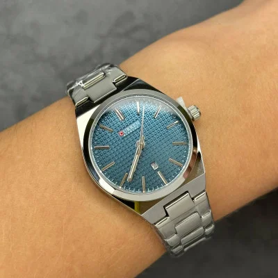 Наручний годинник Curren 8439L Silver-Blue