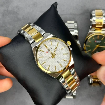 Наручний годинник Curren 8439L Silver-Gold-White