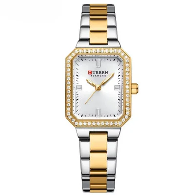 Curren 9102 Silver-Gold-White
