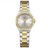 Женские часы Curren 9100 Silver-Gold-White фото 2