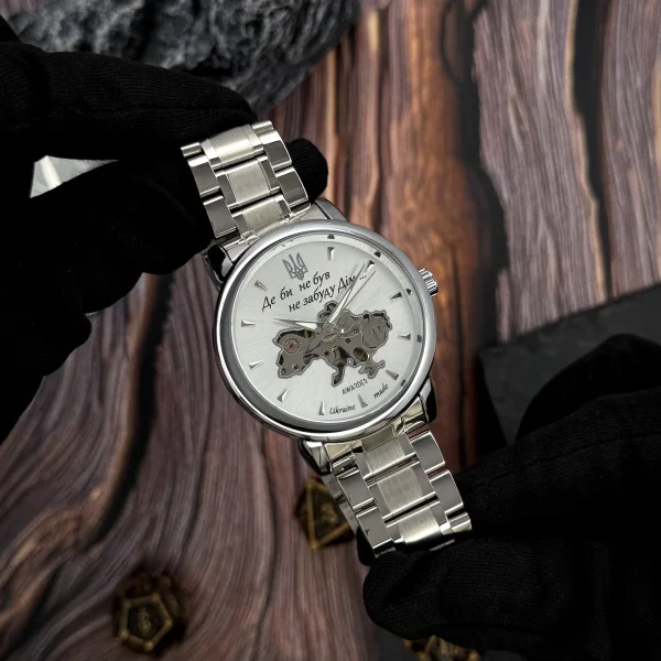 Чоловічий годинник Awarder 022-3D Де би не був Silver-White Steel фото 5