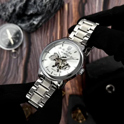 Чоловічий годинник Awarder 022-3D Де би не був Silver-White Steel