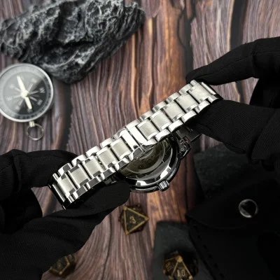 Чоловічий годинник Awarder 022-3D Де би не був Silver-White Steel