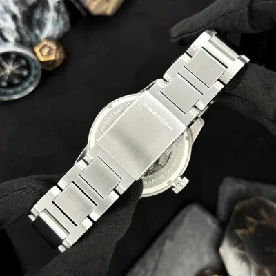 Чоловічий годинник Awarder 058 Де би не був Silver-Black Steel