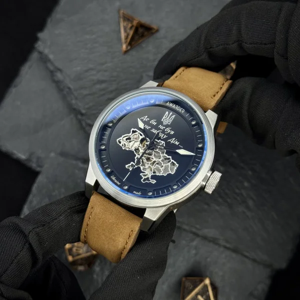 Чоловічий годинник Awarder 058 Де би не був Silver-White-Brown фото 8