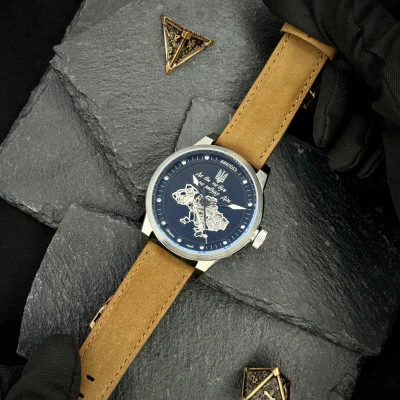 Чоловічий годинник Awarder 058 Де би не був Silver-White-Brown