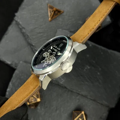 Мужские часы Awarder 058 Де би не був Silver-White-Brown