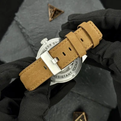 Мужские часы Awarder 058 Де би не був Silver-White-Brown