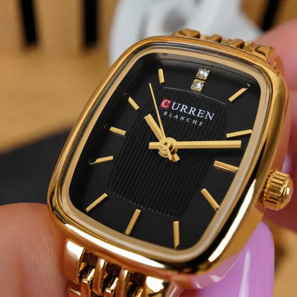 Женские часы Curren 9093 Gold-Black фото 6