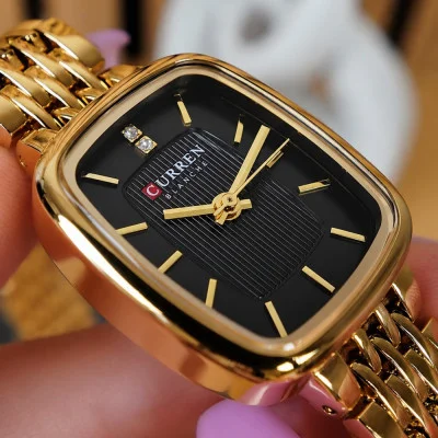 Женские часы Curren 9093 Gold-Black