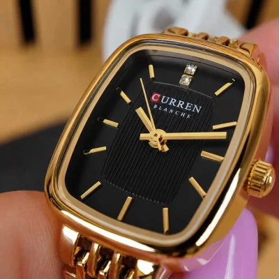 Женские часы Curren 9093 Gold-Black