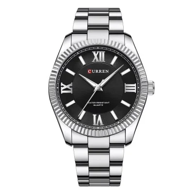 Чоловічий годинник Curren 8453 Silver-Black
