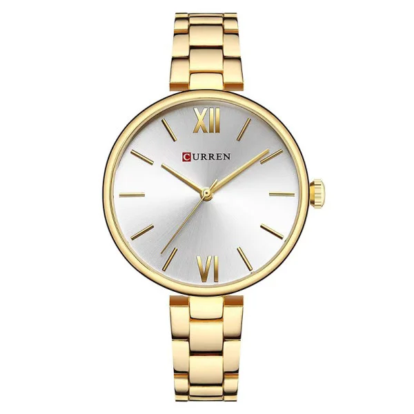 Жіночий годинник Curren 9017 Gold-White фото 1