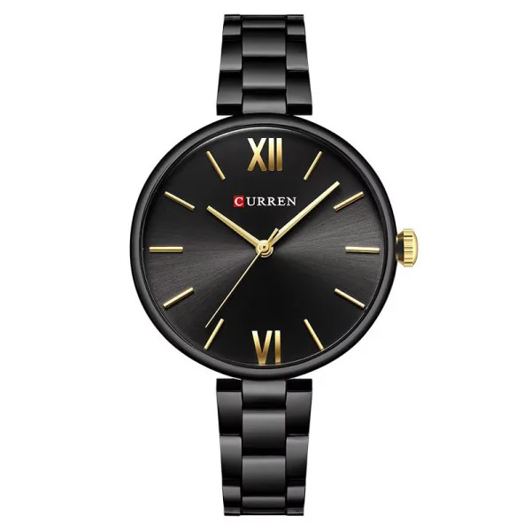 Женские часы Curren 9017 Black- Black фото 1