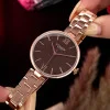 Женские часы Curren 9017 Rose Gold-Red фото 3