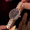 Женские часы Curren 9017 Rose Gold-Red фото 4