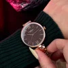 Женские часы Curren 9017 Rose Gold-Red фото 5