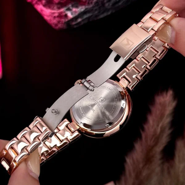Женские часы Curren 9017 Rose Gold-Red фото 8