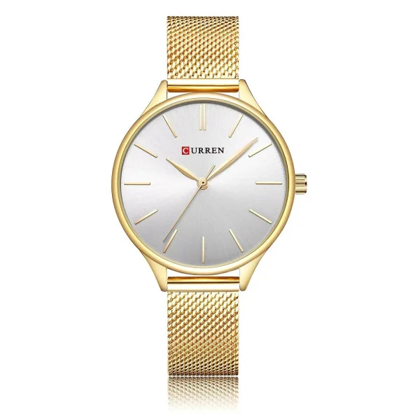 Женские часы Curren 9024 Gold-White фото 1