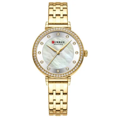 Curren 9087 Gold-White