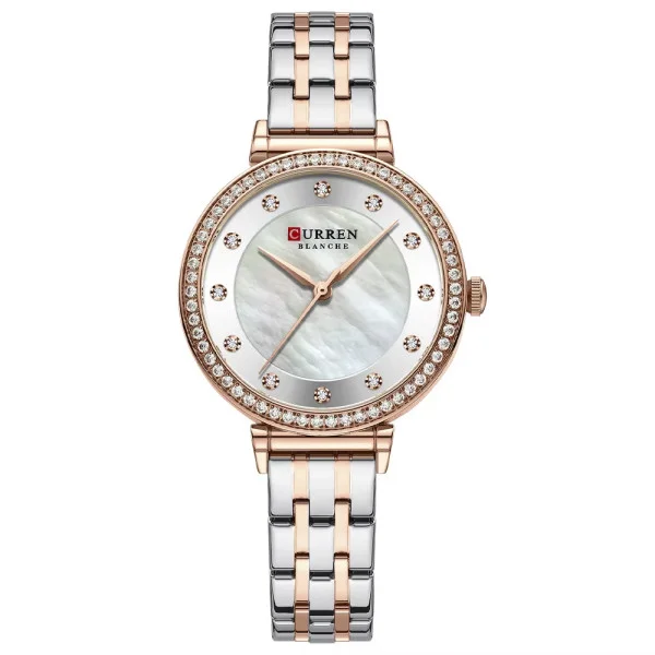 Женские часы Curren 9087 Gold-Silver-White фото 1