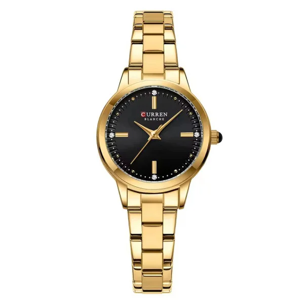 Жіночий годинник Сurren 9094 Gold-Black фото 1