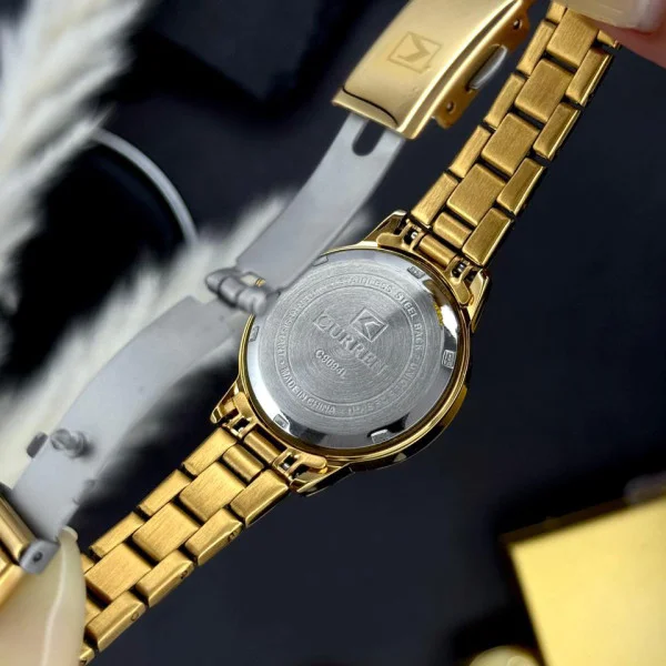 Жіночий годинник Сurren 9094 Gold-Black фото 7