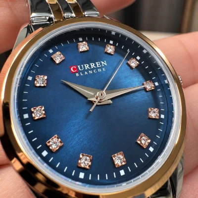 Жіночий годинник Сurren 9111 Gold-Silver-Blue