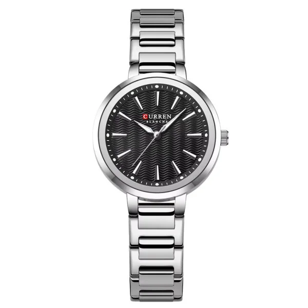 Жіночий годинник Сurren 9109 Silver-Black фото 1