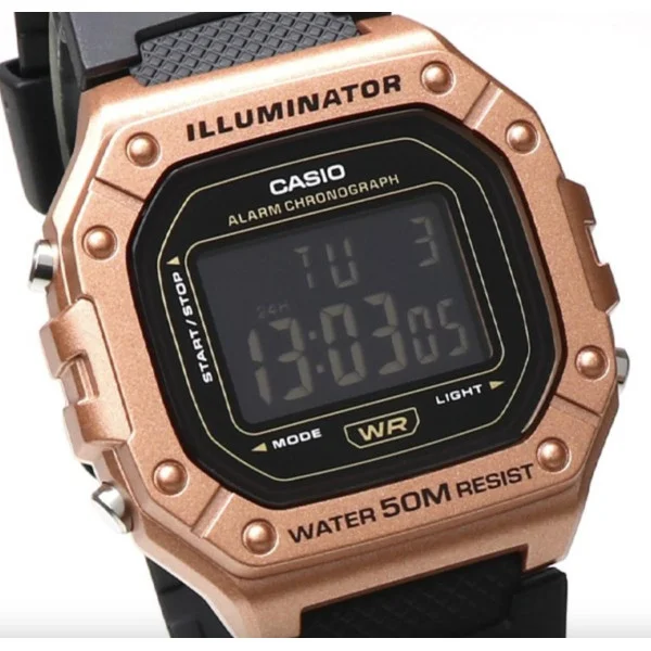 Чоловічий годинник Casio W-218HM-5A фото 3