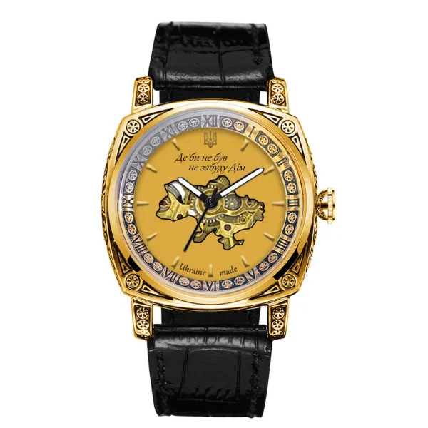Чоловічий годинник Awarder 021-3D  Де би не був Gold-Gold фото 1